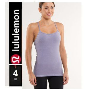 ⭐️ 5/ $30  Lulemon Y-Tank, Dewberry Wee stripe, size 4